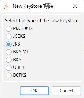 Tạo JKS KeyStore sử dụng PFX có sẵn